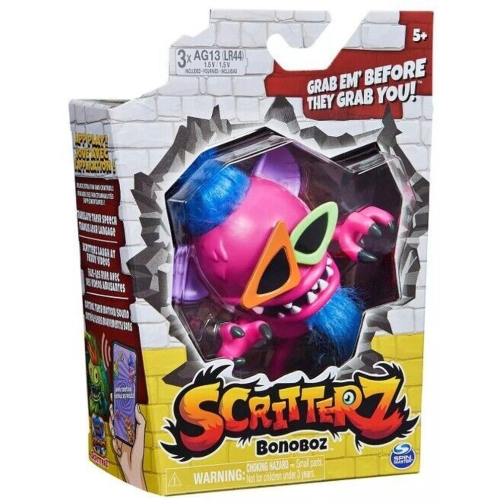 BONOBOZ Scritterz Spin Master Interactive Mini Monster Creature Toy New